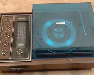 536 - Cordon Bleu Record Player/8Track/Radio -24x15x11 You are buying a used as-is electric/electronic item. We do not guarantee all components are present, and if it is not expressly stated, it is untested.