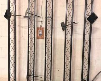 943 - 3 Metal Rack Stands - 121" x 13"