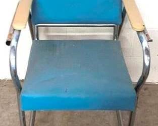 1051 - Antique Wheelchair - 47" x 24" x 36"