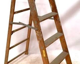 75 - Wood Ladder - 61" x 20"