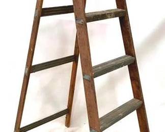 157 - Wood Ladder - 67" x 21"