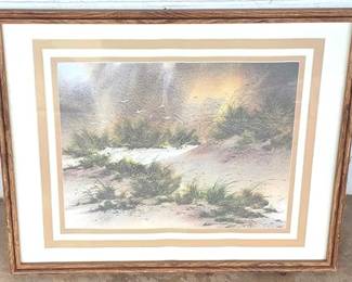 738 - Framed Print - 17" x 21"