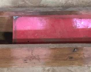 1001 - Wood Toolbox & Contents - 11" x 30" x 7"