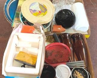 834 - 3 Tray Lot of Assorted Items