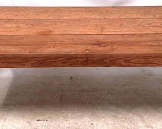 180 - Wood Table - 28" x 72" x 22"