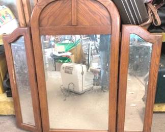 1139 - 3 Section Folding Mirror - 56" x 53"