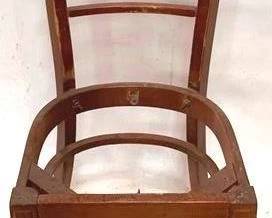 343 - Chair - AS-IS - No Seat - 32" x 17" x 15"