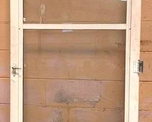 262 - Glass Screen Door - 33" x 80"