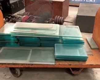 517 - Metal Cart (Contents Not Included) - 29"x69"x39"
