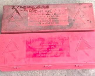 1190 - 2 Roadside Emergency Kits with Cases