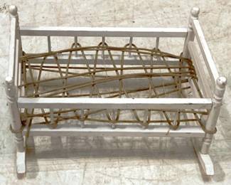 99 - Dolls Size Crib - 15" x 8" x 11"