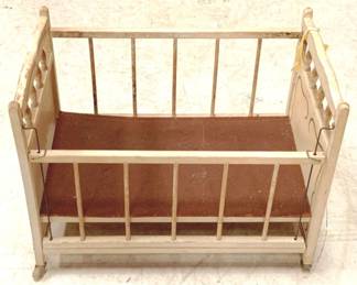 71 - Doll Size Crib - 26" x 20" x 15"