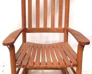 32 - Wood Rocker - 42" x 33" x 35"