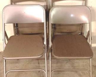 947 - 4 Folding Chairs - 31" x 16" x 18"