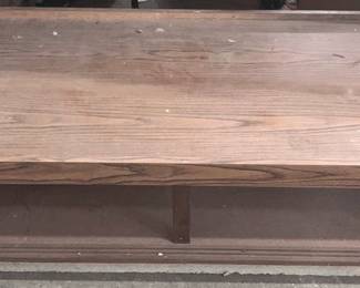 1150 - Wood Coffee Table - 17" x 48" x 24"