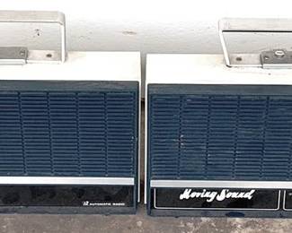 632 - 2 Moving Sound Radios - 8" x 12" x 3" Chair - 20" x 16" x 31" You are buying a used as-is electric/electronic item. We do not guarantee all components are present, and if it is not expressly stated, it is untested.