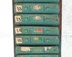 754 - Acroprint Time Card Holder (Metal) 42" x 5" x 3"