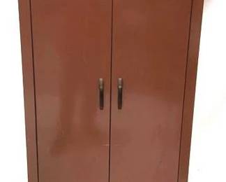 57 - Metal Storage Cabinet 63" x 20" x 24"