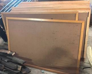1066 - Lot of 17 Wood Panels - 49" x 72"