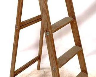 77 - Wood Ladder - 56" x 20"