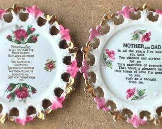 724 - 2 Collectors Plates - 9" Round