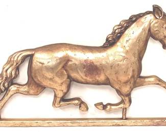 159 - Plastic Horse Wall Hanging - 36" x 22"