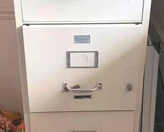 1199 - Metal File Cabinet - 54" x 17" x 30"