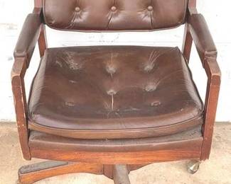 694 - Vintage Office Chair - 34" x 24" x 22"