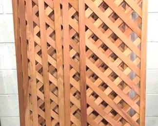 969 - 7 Pieces Wood Lattice - 71" x 16"