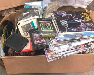 1147 - Box Lot of Records and More