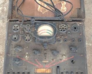 742 - Supreme Instruments Tube Tester You are buying a used as-is electric/electronic item. We do not guarantee all components are present, and if it is not expressly stated, it is untested.