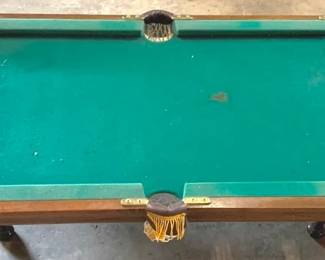 801 - Miniature Pool Table - 36" x 20" x 8"