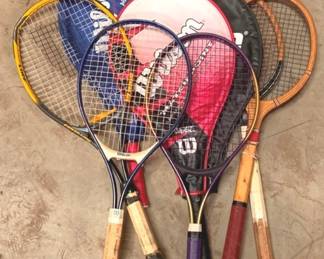 533 - Lot of Assorted Tennis Rackets