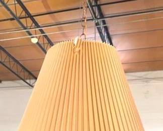 684 - Hanging Light FIxture - 16" x 15" You are buying a used as-is electric/electronic item. We do not guarantee all components are present, and if it is not expressly stated, it is untested.