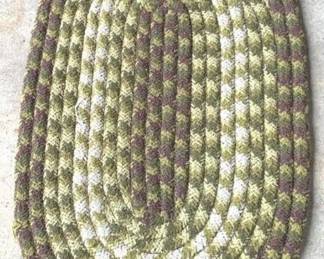 698 - Braided Rug - 30" x 19"