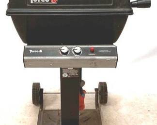 82 - Turco Grill - Propane - 41" x 29" x 20" You are buying a used as-is electric/electronic item. We do not guarantee all components are present and if it is not expressly stated, it is untested.