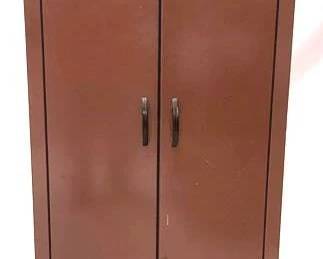 56 - Metal Storage Cabinet - 63" x 24" x 20"