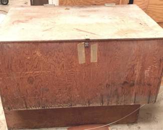 477 - Wood Crate - 31" x 50" x 25"