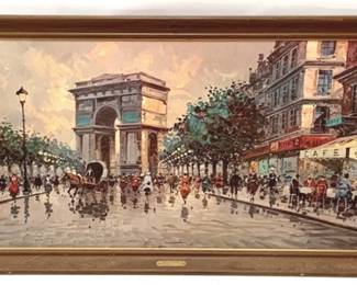 19 - Arch De Triumphe by A. Niga - 48" x 24"