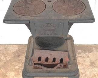 619 - Birmingham Banner Wood Stove - 25" x 21" x 21"