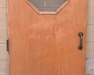239 - Wood Door with Window - 32" x 79"