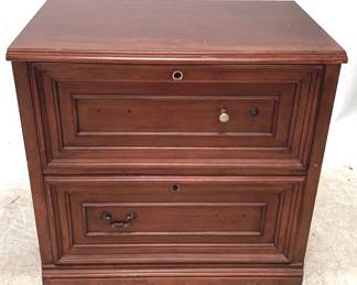 376 - 2 Drawer Stand - 31" x 32" x 22" missing pulls