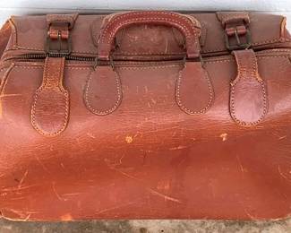 597 - Vintage Doctor's Bag - 10" x 21" x 12"