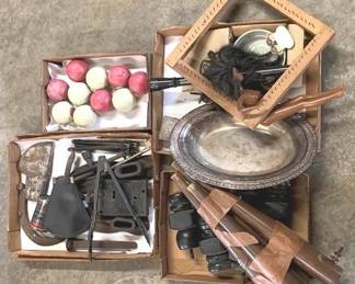 806 - 4 Trays of Assorted Items