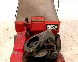 171 - Toro Deluxe Pow-R Drive Lawn Mower AS IS with 8 Track Player & Recorder You are buying a used as-is electric/electronic item. We do not guarantee all components are present, and if it is not expressly stated, it is untested.