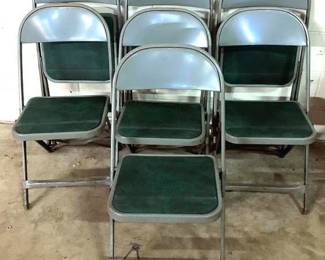 959 - 7 Folding Chairs - 32" x 17" x 18"