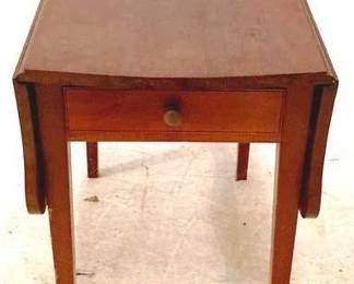 106 - Drop Side One Drawer Table - 25" x 16" x 24"