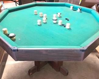 1012 - Bumper Pool Table - 29" x 48" x 48"