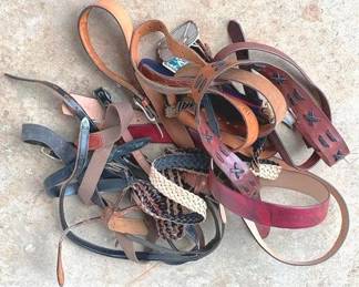 771 - Lot of Assorted Belts
