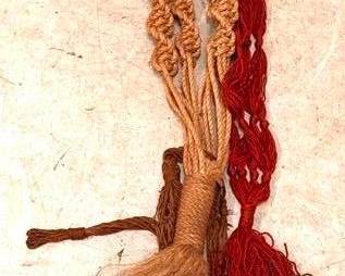 190 - Vintage Macrame Hangers - 64" Long